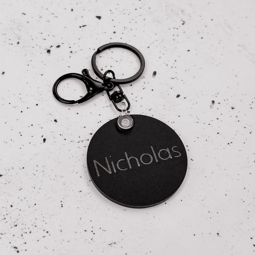 Personalised Keyring with Name Engraved