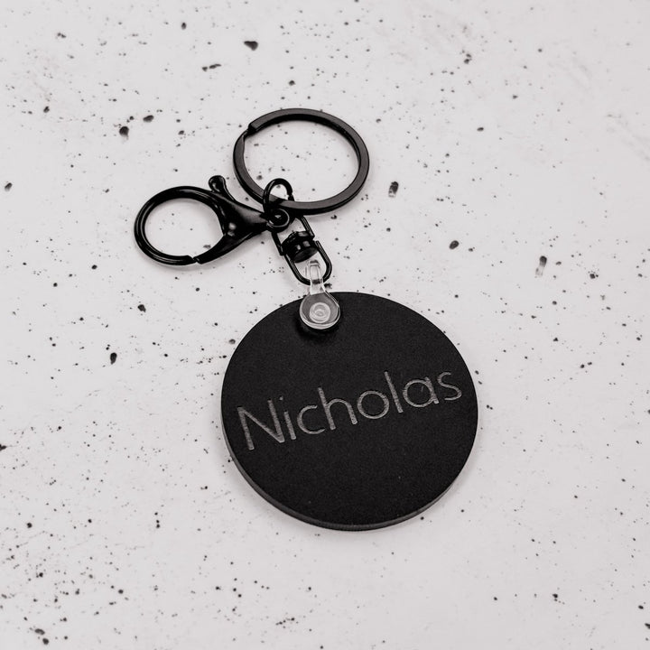 Personalised Keyring with Name Engraved