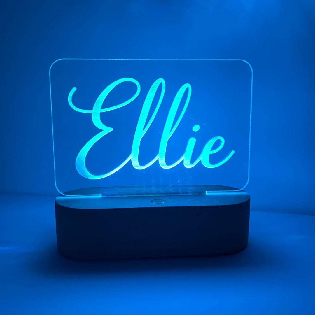 Beautiful ambient night light for baby's room by Handy Little Labels