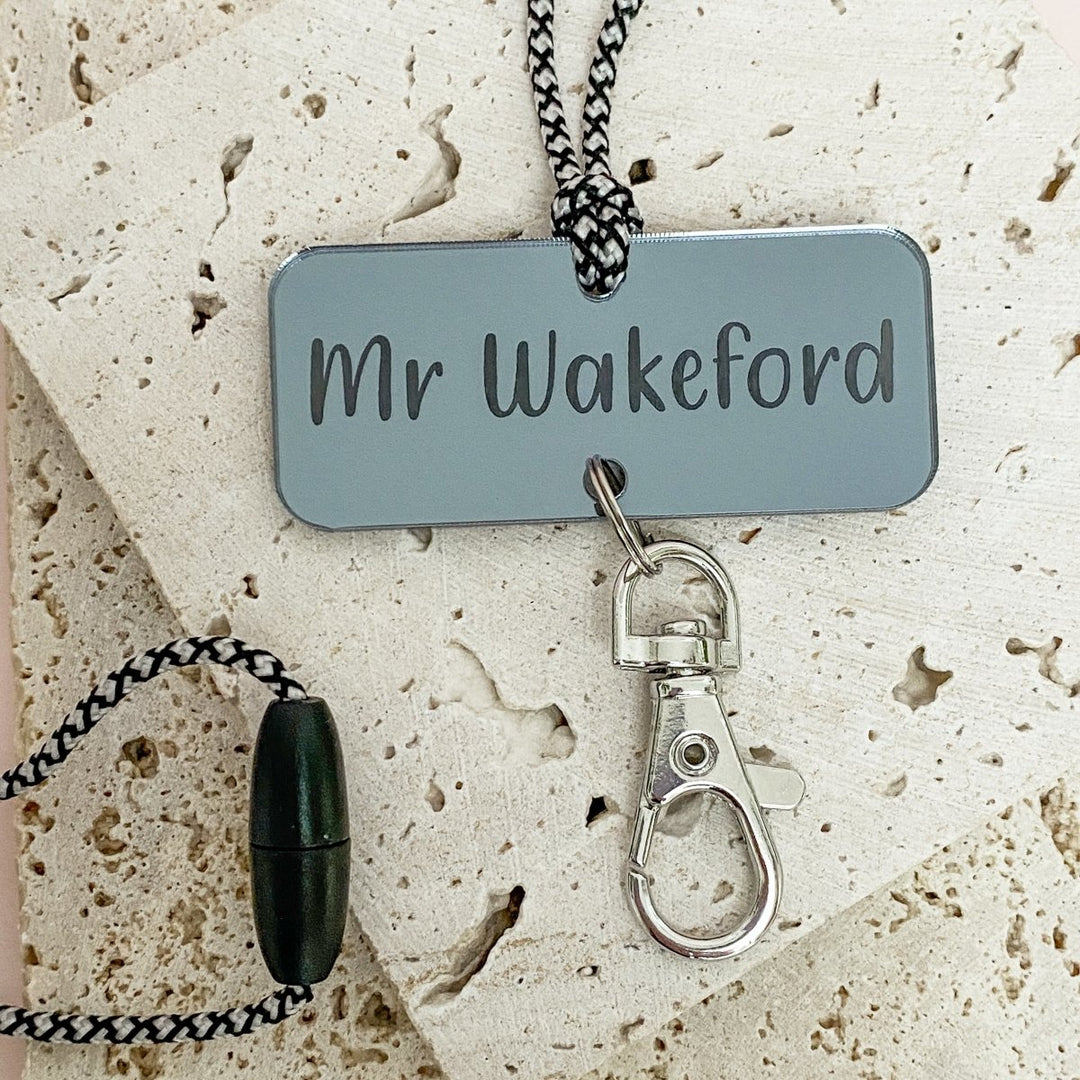 Personalised Name Lanyard with Breakaway Clasp