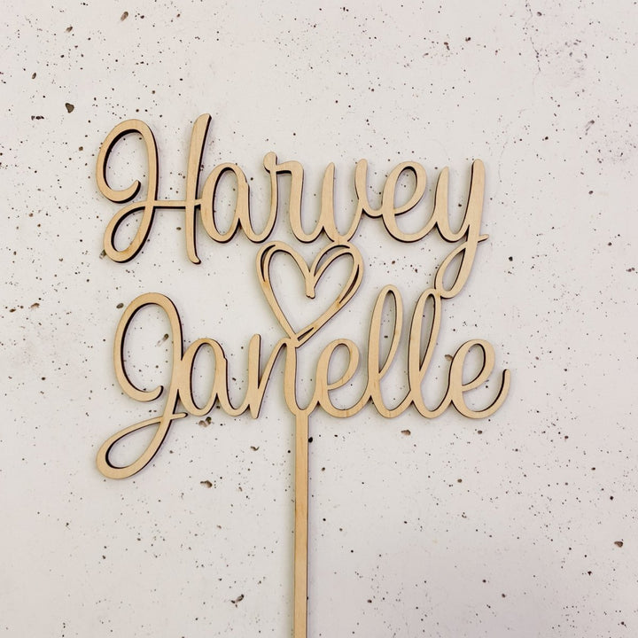 Personalised Wedding Cake Topper