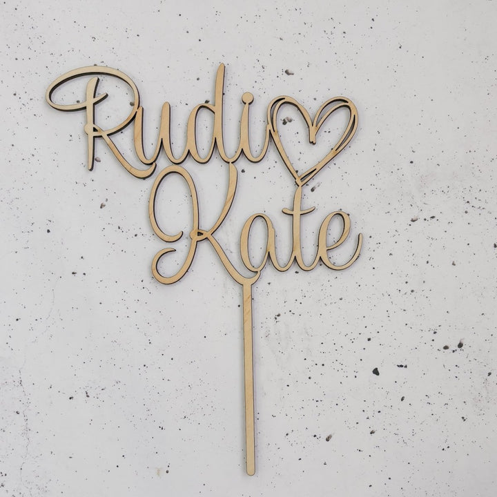 Personalised Wedding Cake Topper