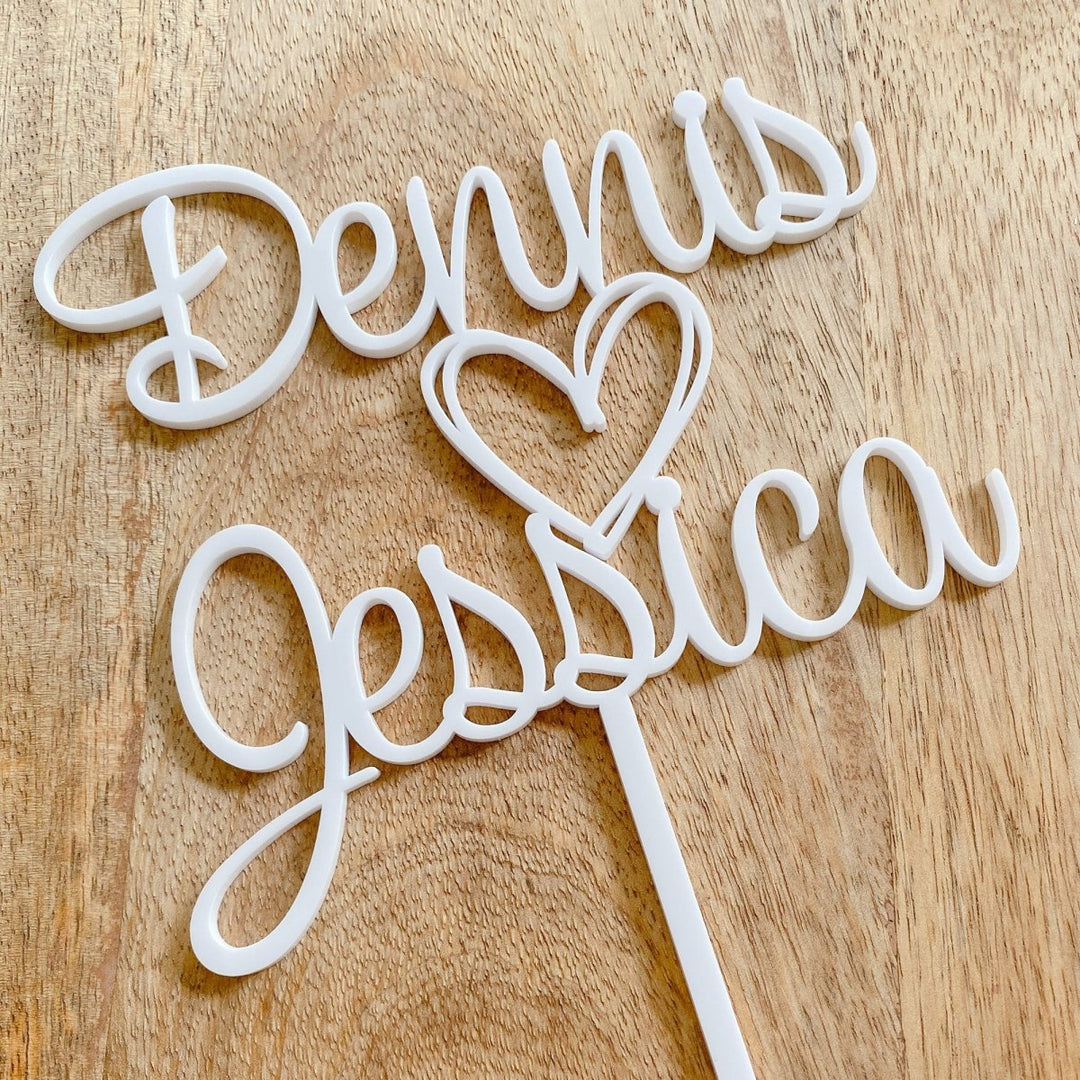 Personalised Wedding Cake Topper