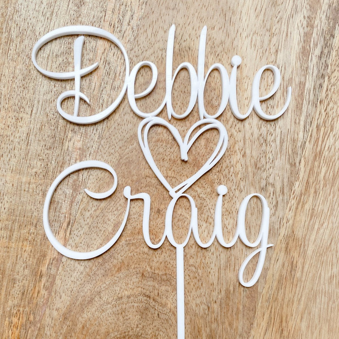 Personalised Wedding Cake Topper