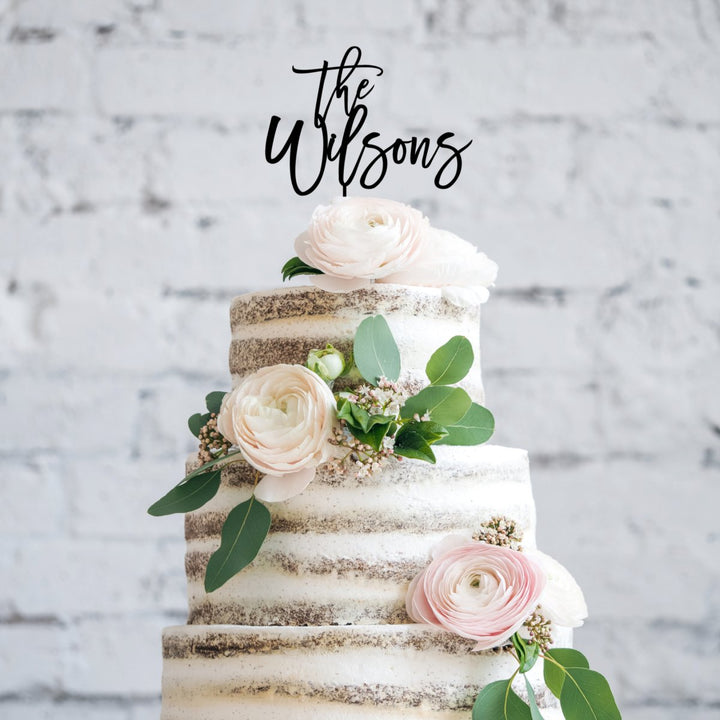 Personalised Wedding Cake Topper