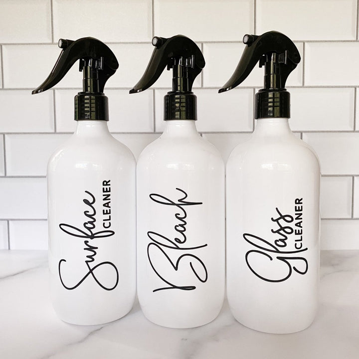 Reusable Spray Cleaning Bottles